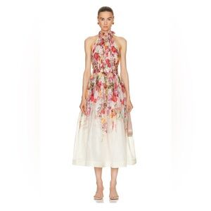 Zimmermann Wonderland Halter Dress